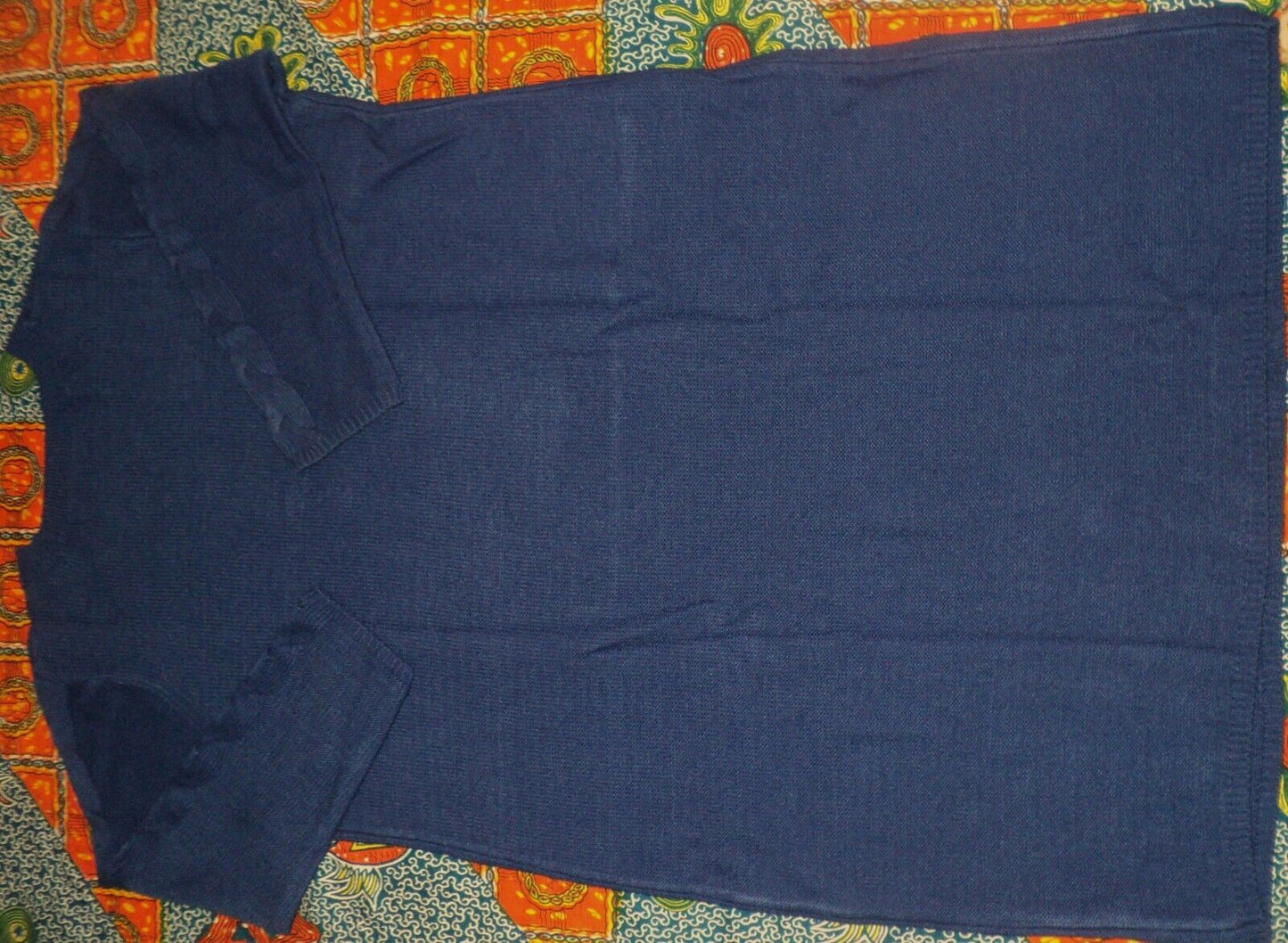 Jessica London Plus size Blue Cable Knit Long Sleeves Sweater Dress Size 30/32