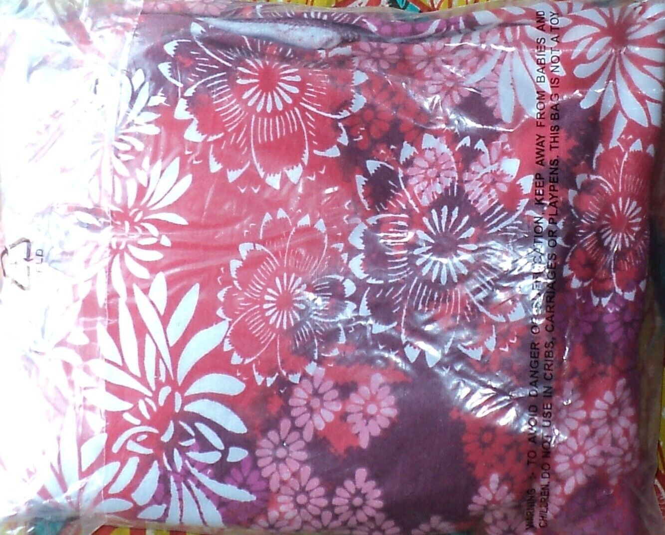 Dreams & Co. Plus Size Pomegranate Floral Long T-Shirt Lounger Size 4X(34/36)