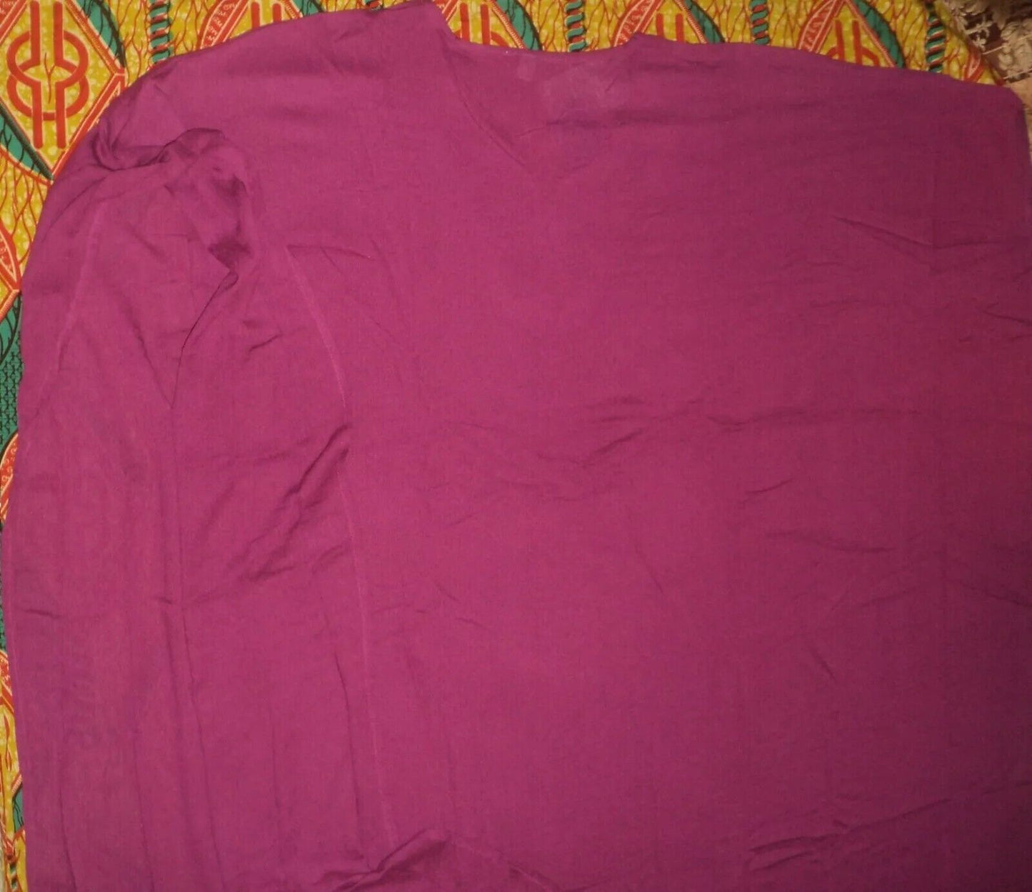 Swimsuits For All Plus Size Pink Floral Long Embroidered Caftan Cover Up 22/24