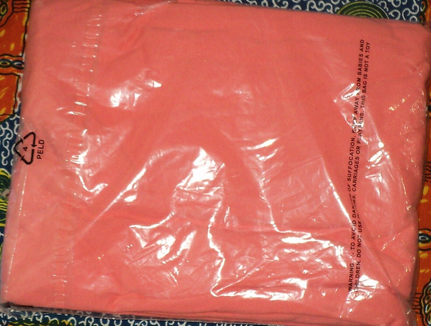 Dreams & Co. Plus Size Sweet Coral Short Sleeves Sleep Shirt Tee Size 5X(38/40)