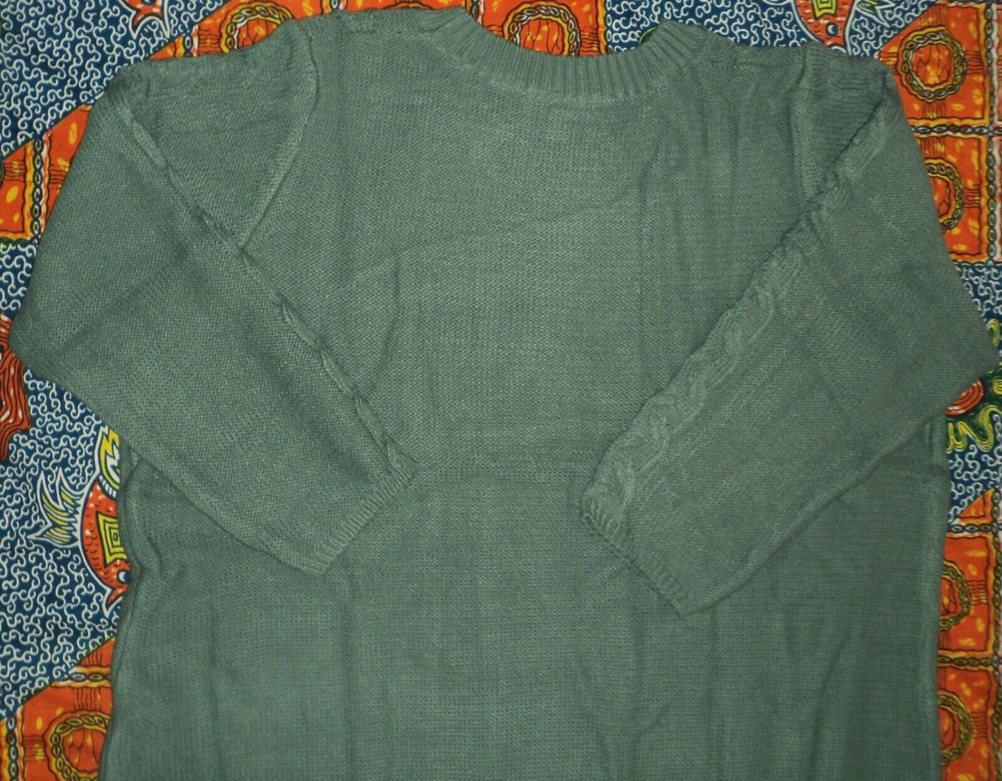 Jessica London Plus size New Sage Cable Knit Long Sleeves Sweater Dress Sz 38/40