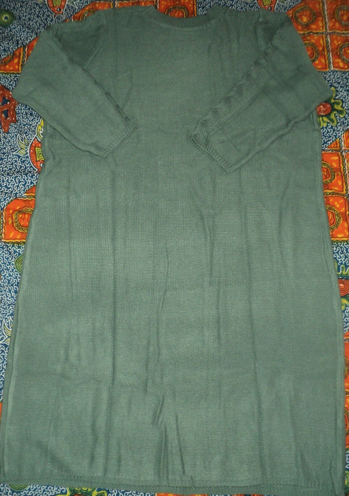 Jessica London Plus size New Sage Cable Knit Long Sleeves Sweater Dress Sz 38/40