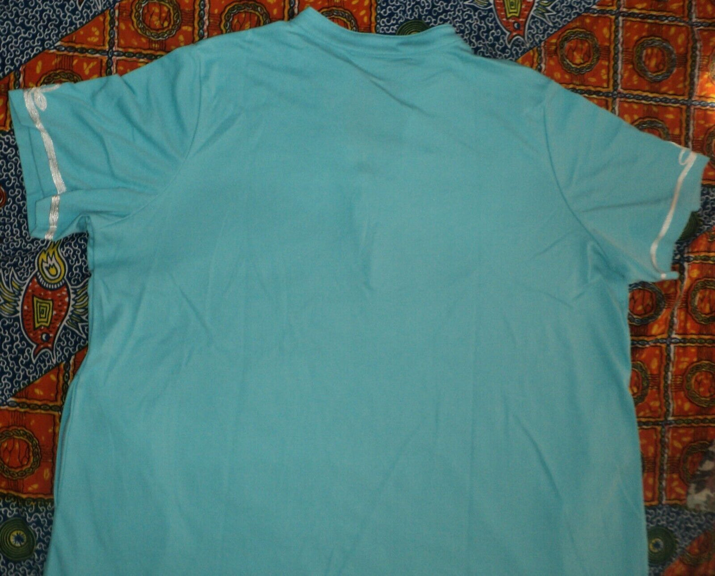 Only Necessities Plus Size Caribbean Blue Embellished Knit Lounger Size 1X-22/24