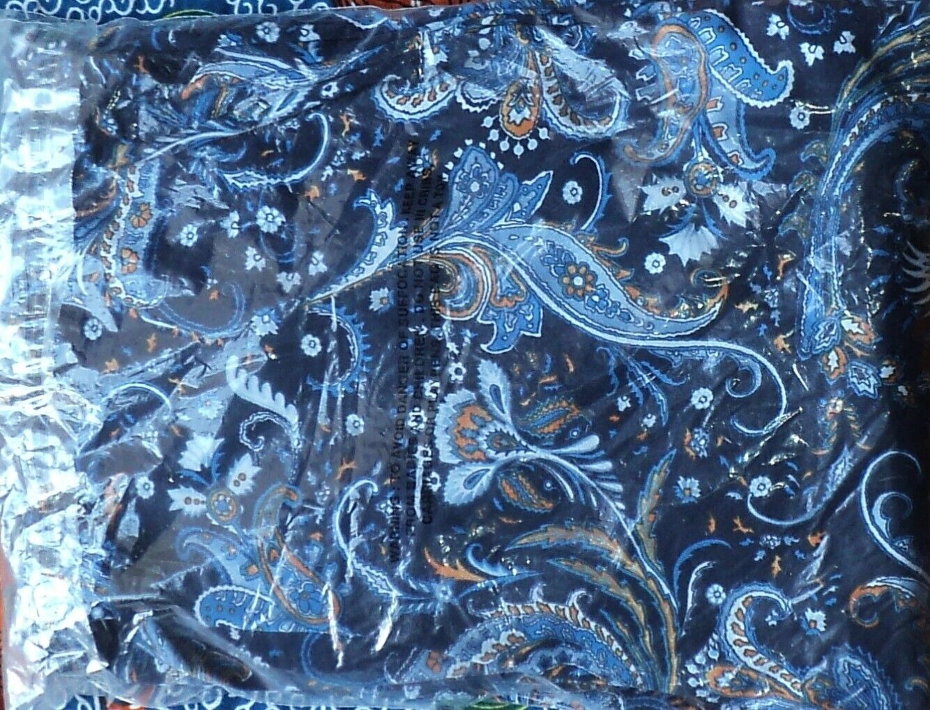 Denim 24/7 Plus Size Petite Navy Folklore Ultra Smooth Print Maxi Dress Size 3X