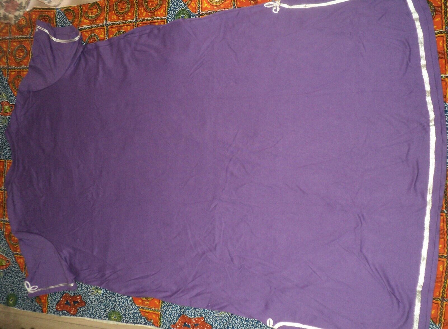 Only Necessities Plus Size Plum Burst Embellished Knit Lounger Size 1X(22/24)