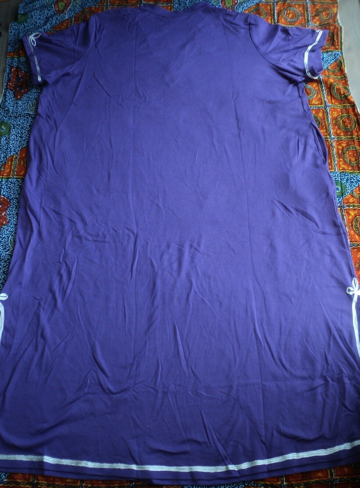 Only Necessities Plus Size Plum Burst Embellished Knit Lounger Size 1X(22/24)