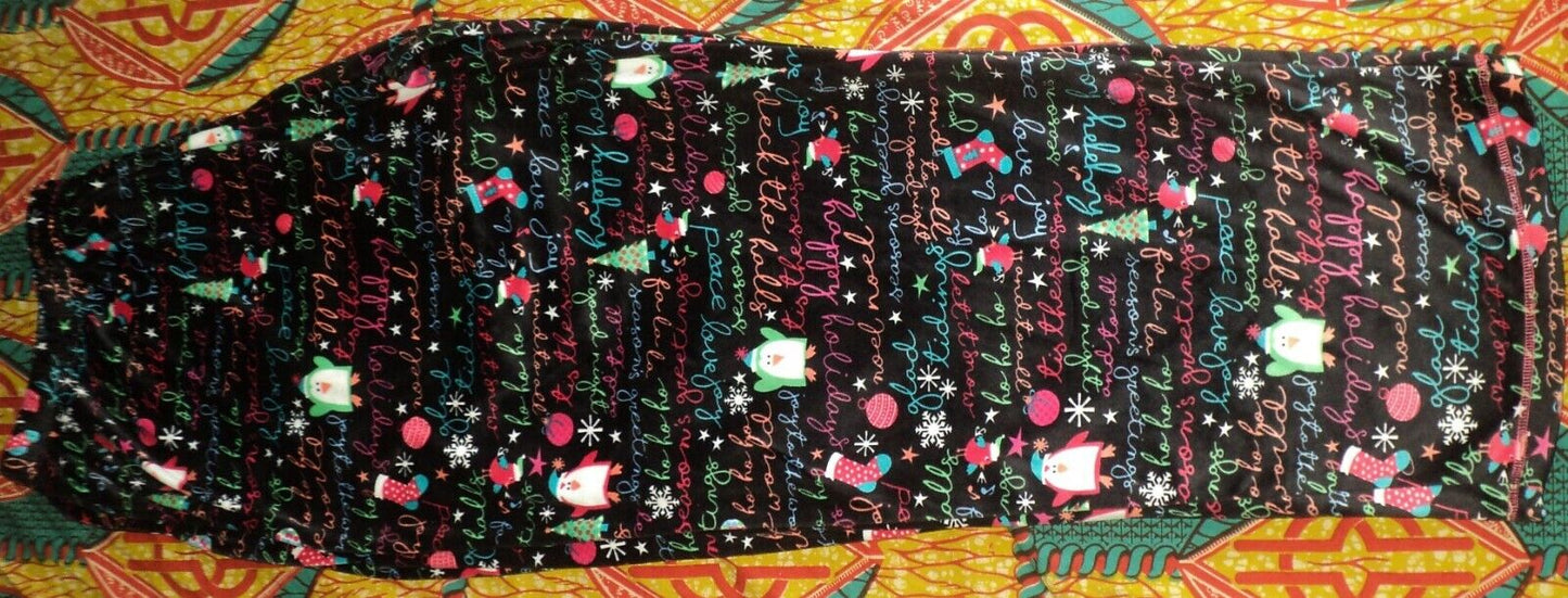 Dreams & Co. Plus Size Multi Penguin Print 3-Piece Pajama Set Size 1X(22/24)