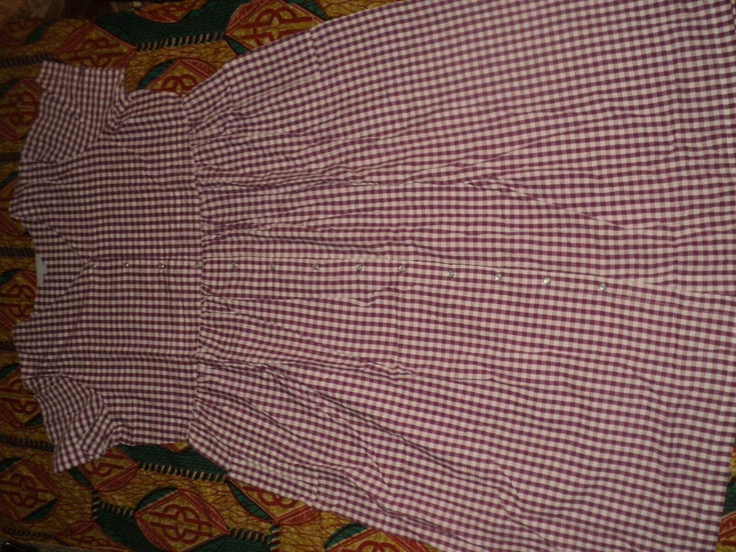 Only Necessities Plus Size Radiant Orchid Long Seersucker Snap-front Lounger 1X