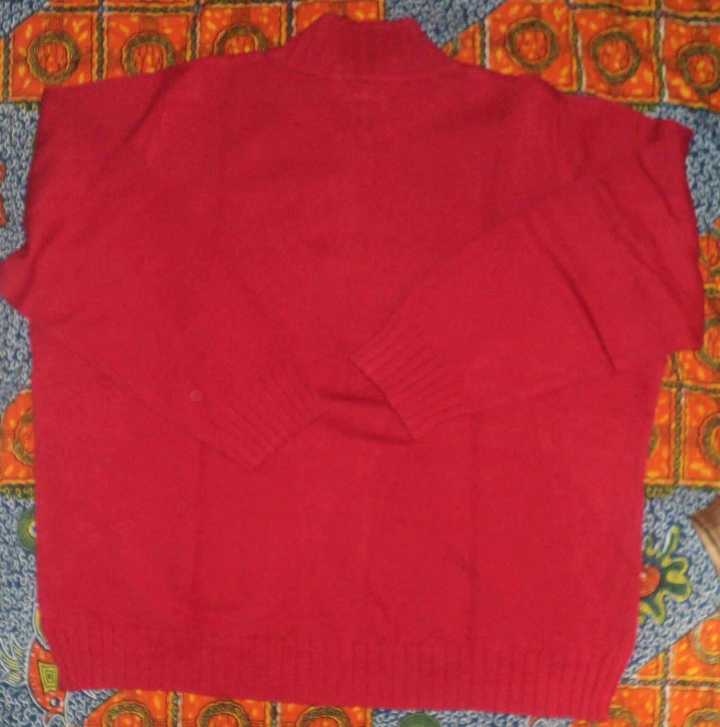 Karen Scott New Red Amore Long-Sleeve Pullover Sweater Size Medium