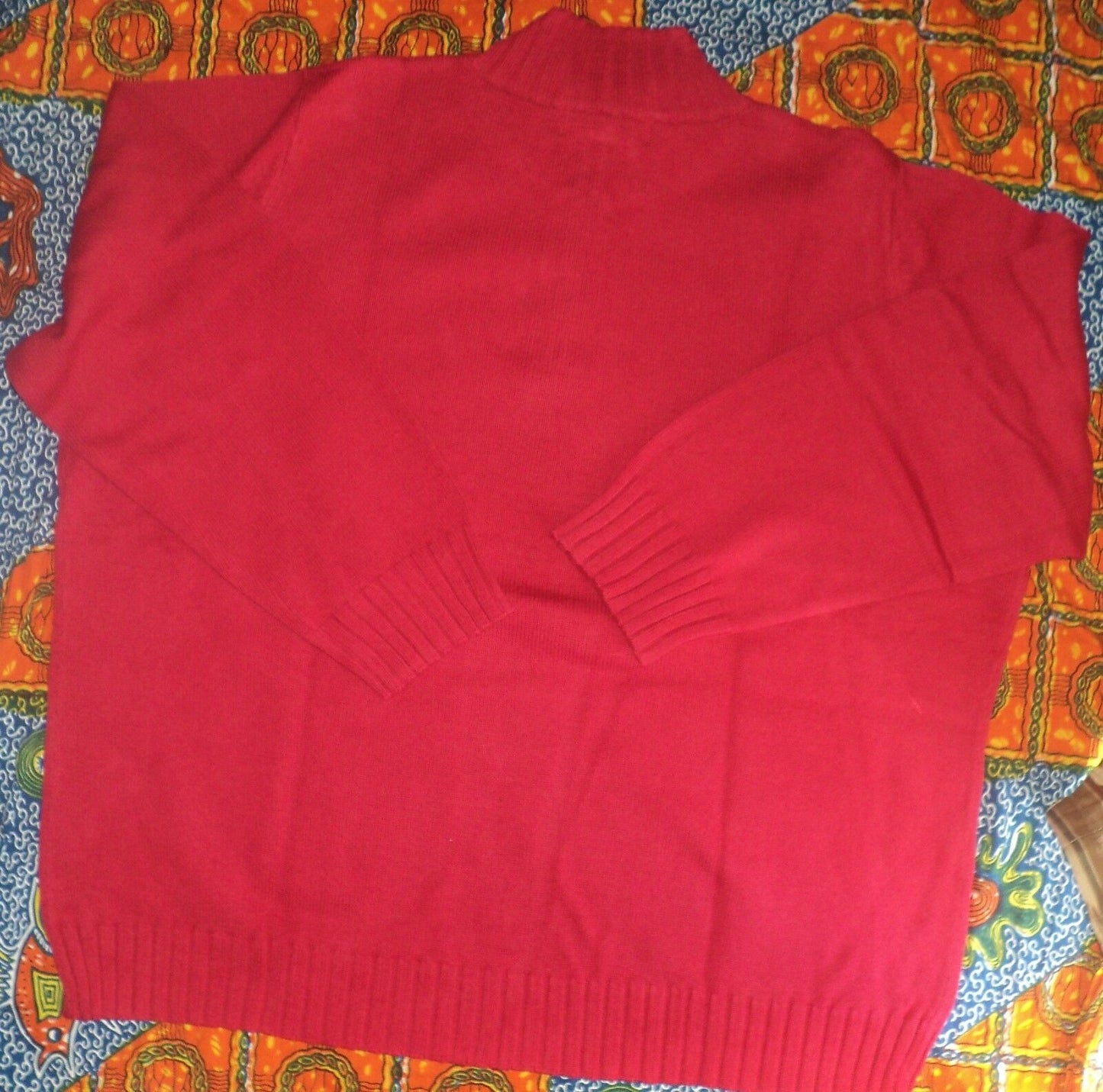 Karen Scott New Red Amore Long-Sleeve Pullover Sweater Size Medium