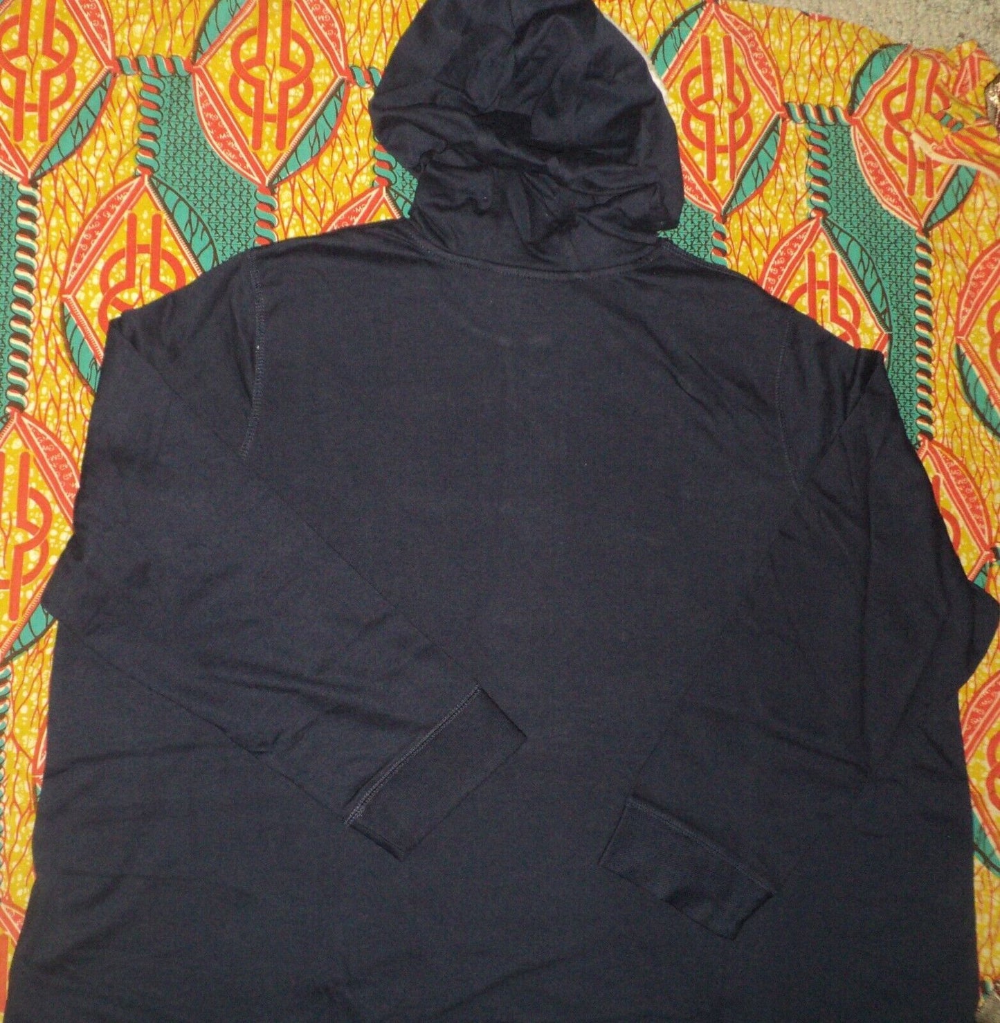 Dreams & Co. Plus Size Navy Long Sleeves Hooded Lounger Size 3X(30/32)