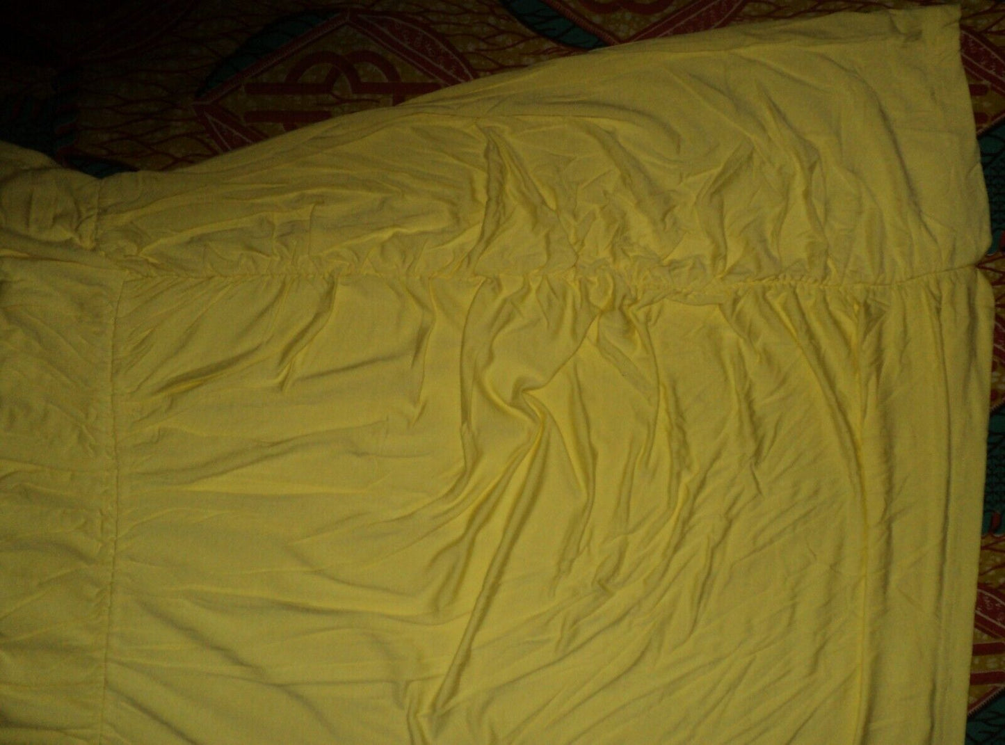 Jessica London Plus Size Bright Lemon Sleeveless Ruched Short Tank Dress Size 22