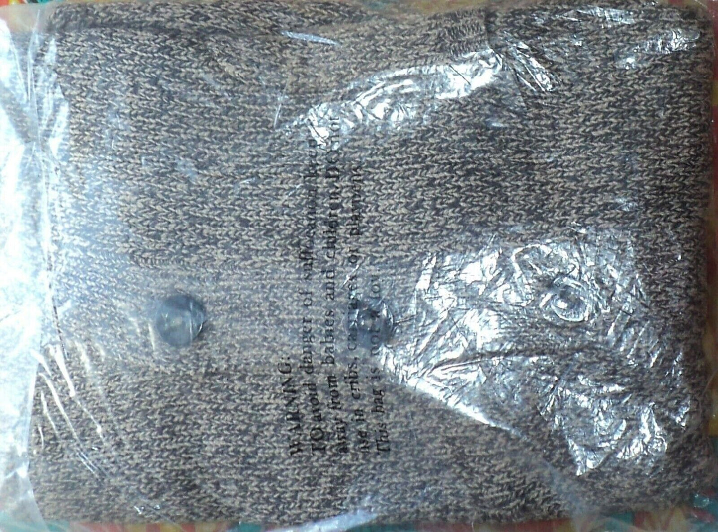 Woman Within Plus Size New Khaki Chocolate Marled Sweater Cardigan Size 3X-30/32