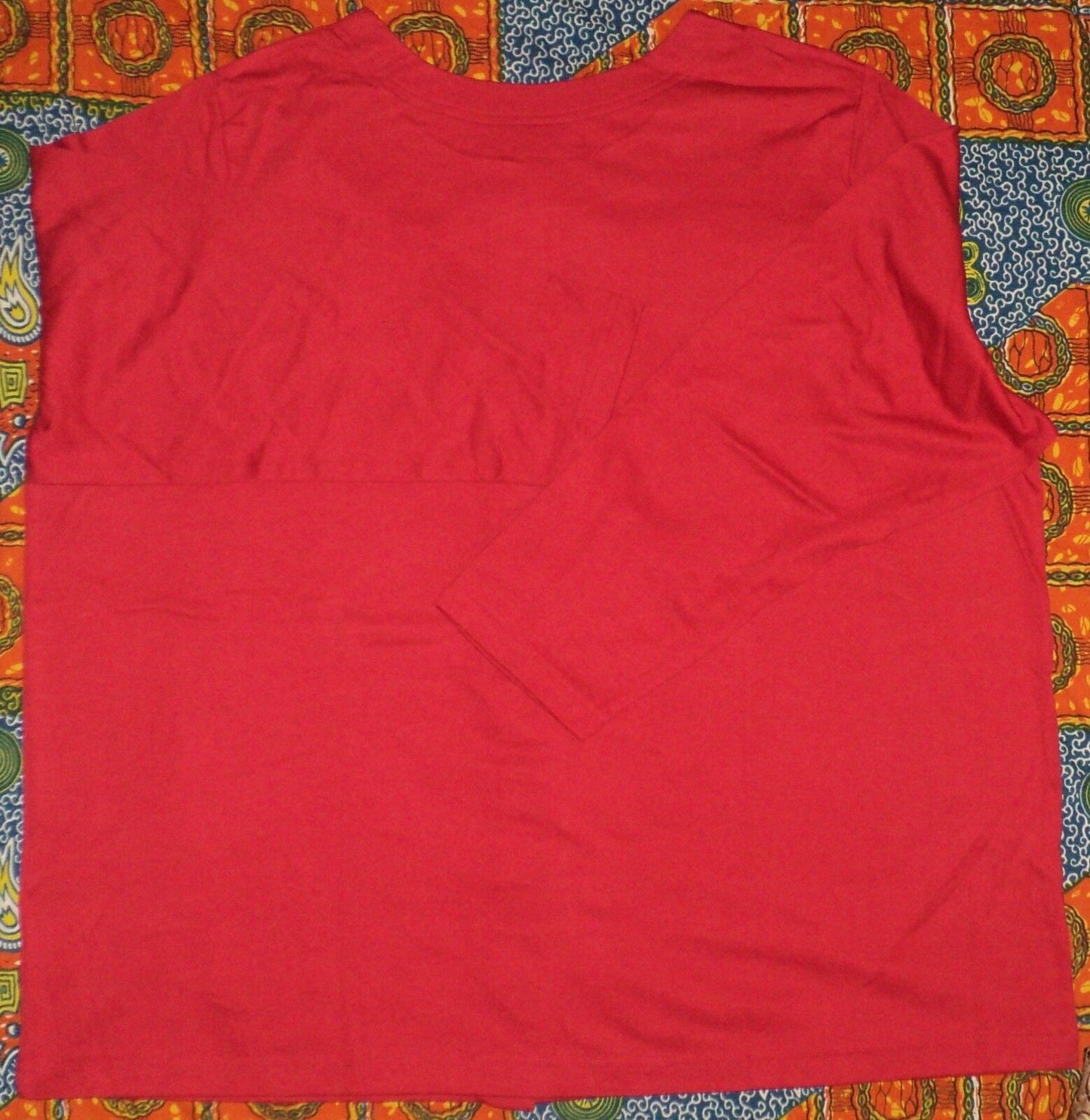Only Necessities Plus Size Classic Red Winter-Theme 2PC Knit Pantset 1X(22W/24W)