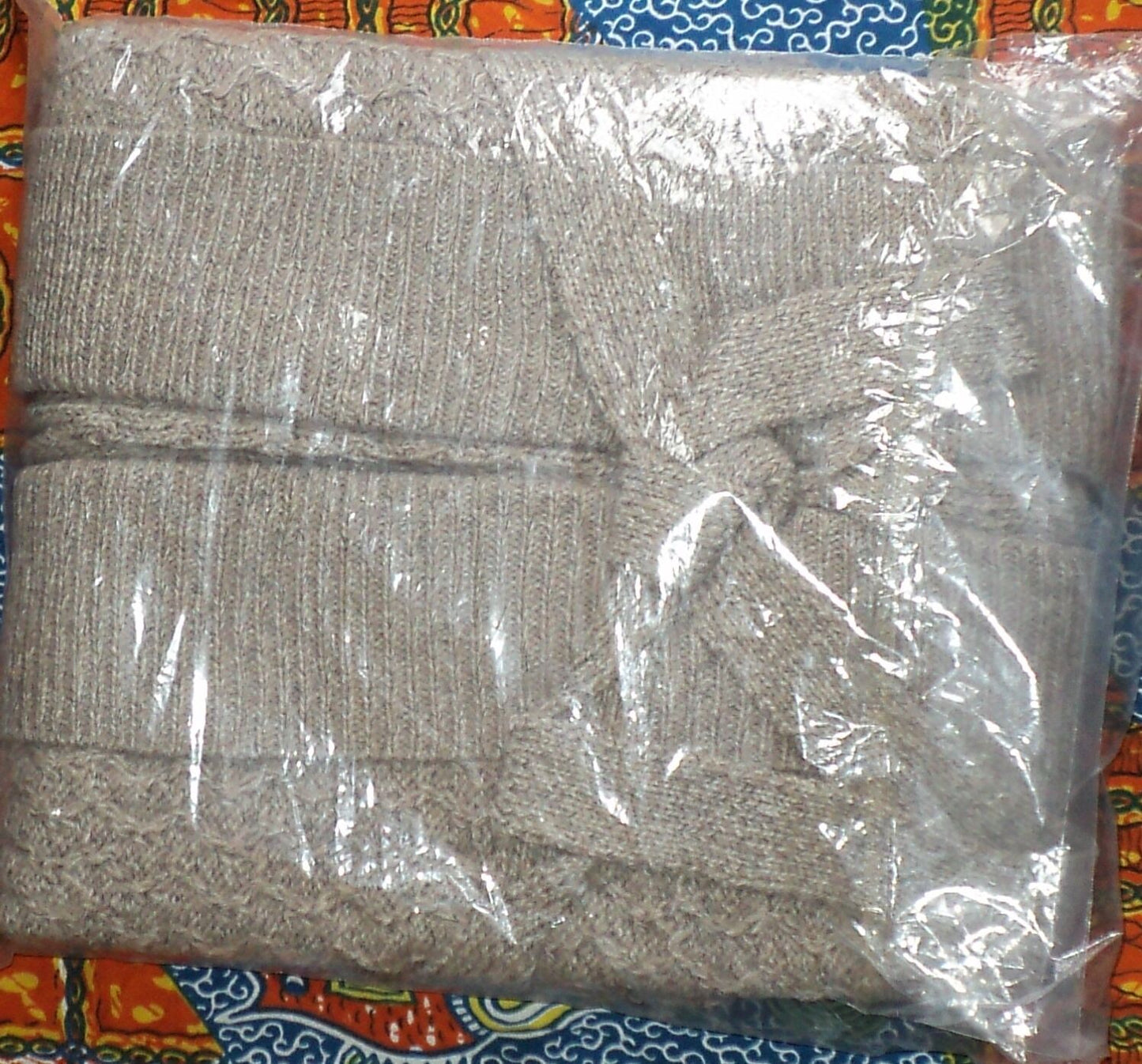 St. John's Bay Plus Size Taupe Marl Belted Cardigan Sweater Size 2X