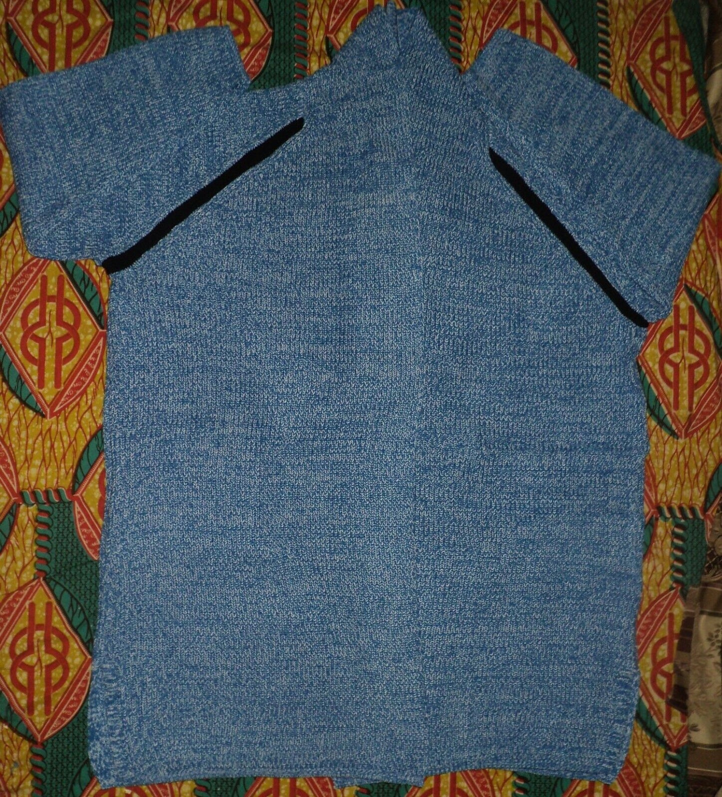 Woman Within Plus Size Bright Cobalt White Sporty Cardigan Size 2X(26/28)