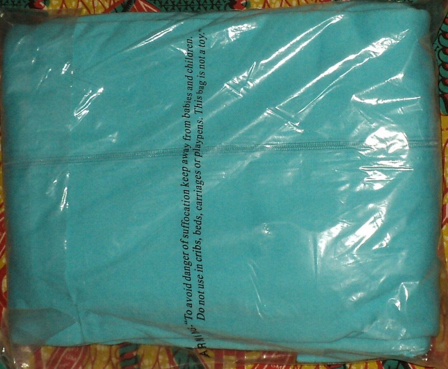 Dreams & Co. Plus Size Caribbean Blue Long Fleece Hoodie Robe Size 6X(42/44)