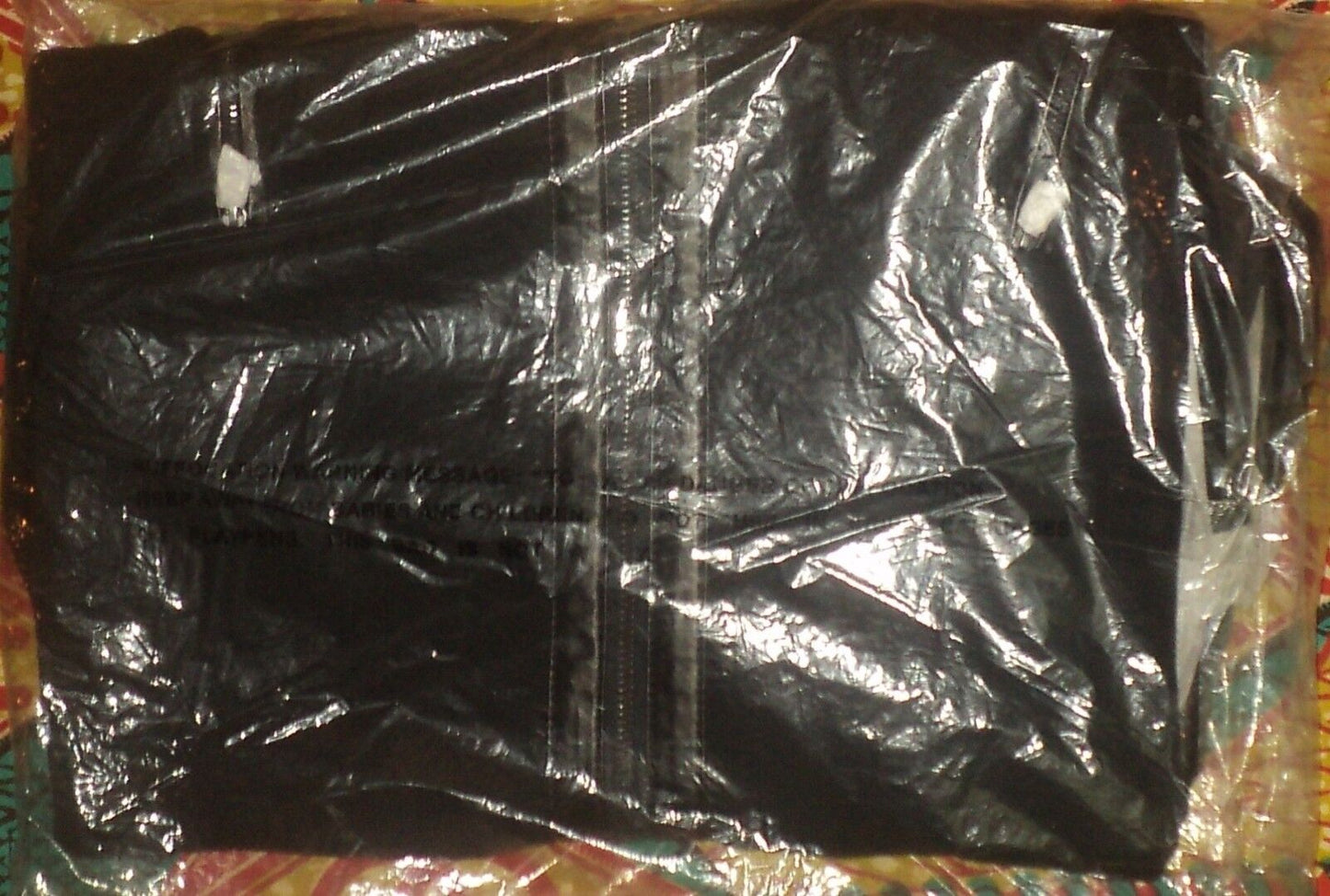 Jessica London Plus Size Black Long Sleeve Leather-Trim Cardigan Size 22/24
