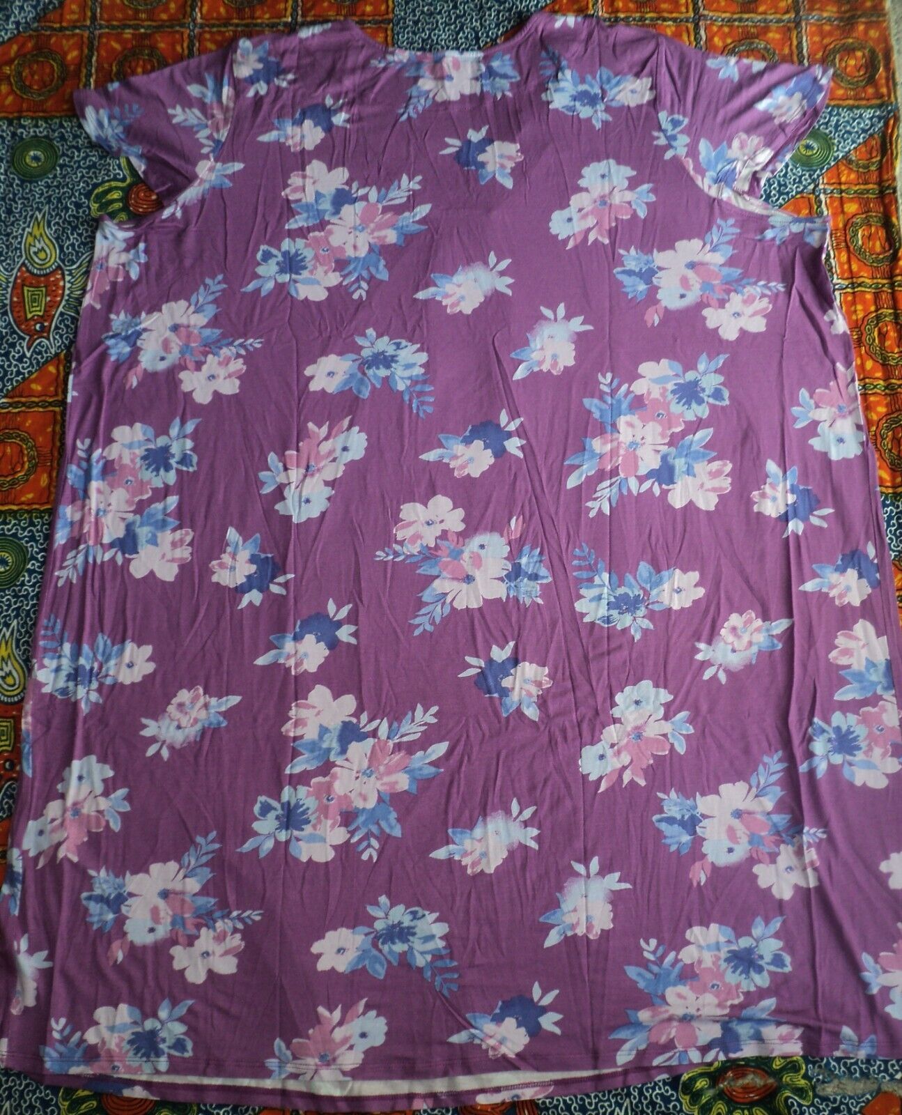 Dreams & Co. Plus Size Fresh Berry Knit Gown & Robe Set Size 1X(22/24)