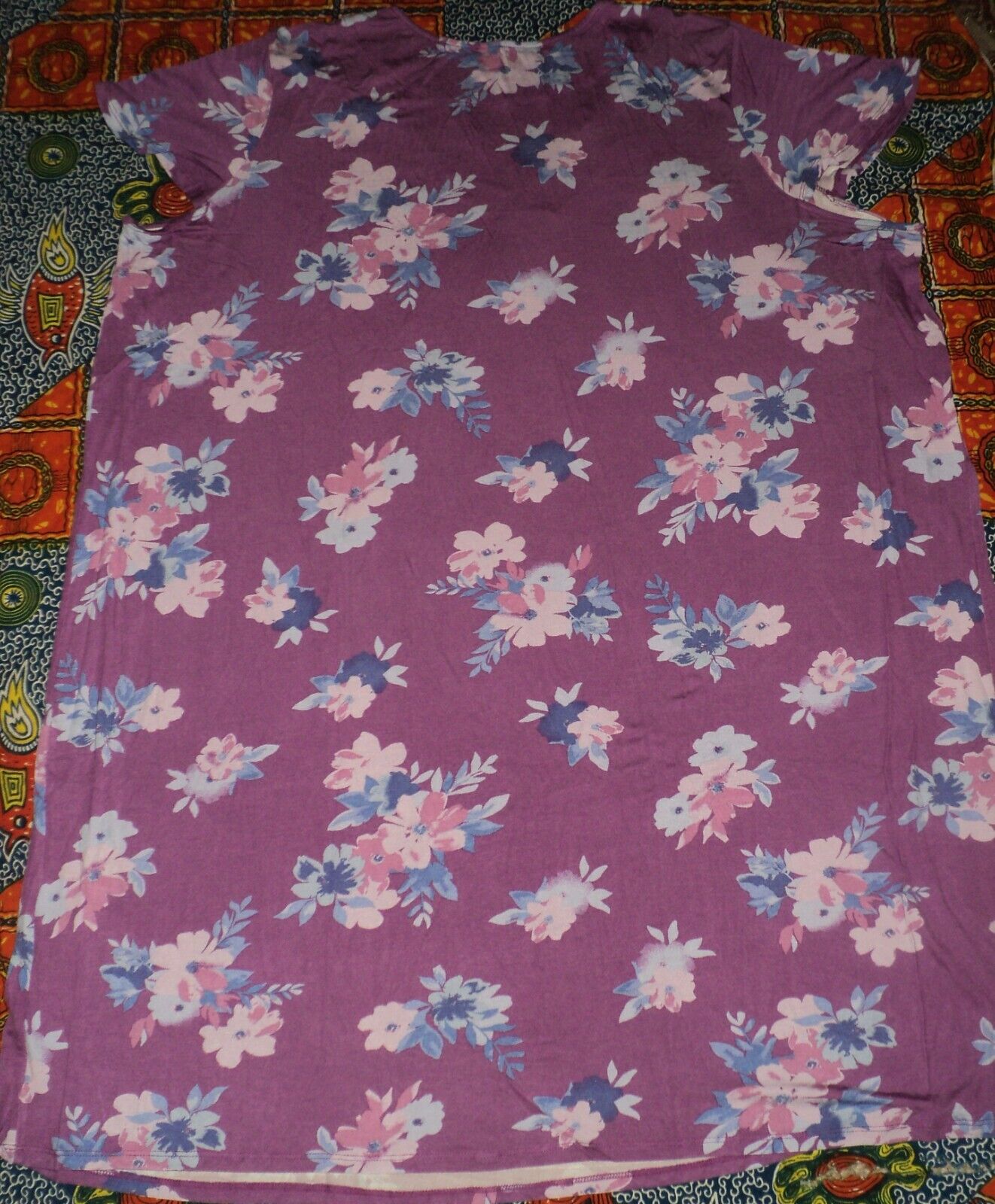 Dreams & Co. Plus Size Fresh Berry Knit Gown & Robe Set Size 1X(22/24)