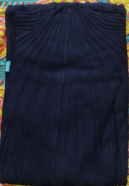 Roaman’s Plus Size Navy Soft Turquois Swing Sweater Dress Size 2X(26/28)