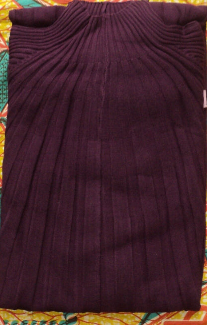 Roaman’s Plus Size Dark Berry Light Berry Swing Sweater Dress Size 2X(26/28)