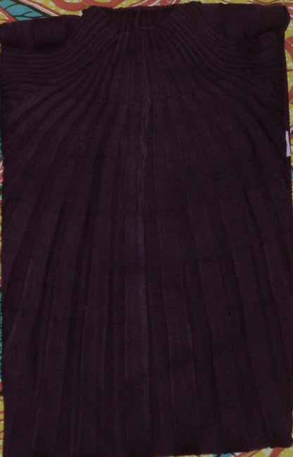 Roaman’s Plus Size Dark Berry Light Berry Swing Sweater Dress Size 2X(26/28)