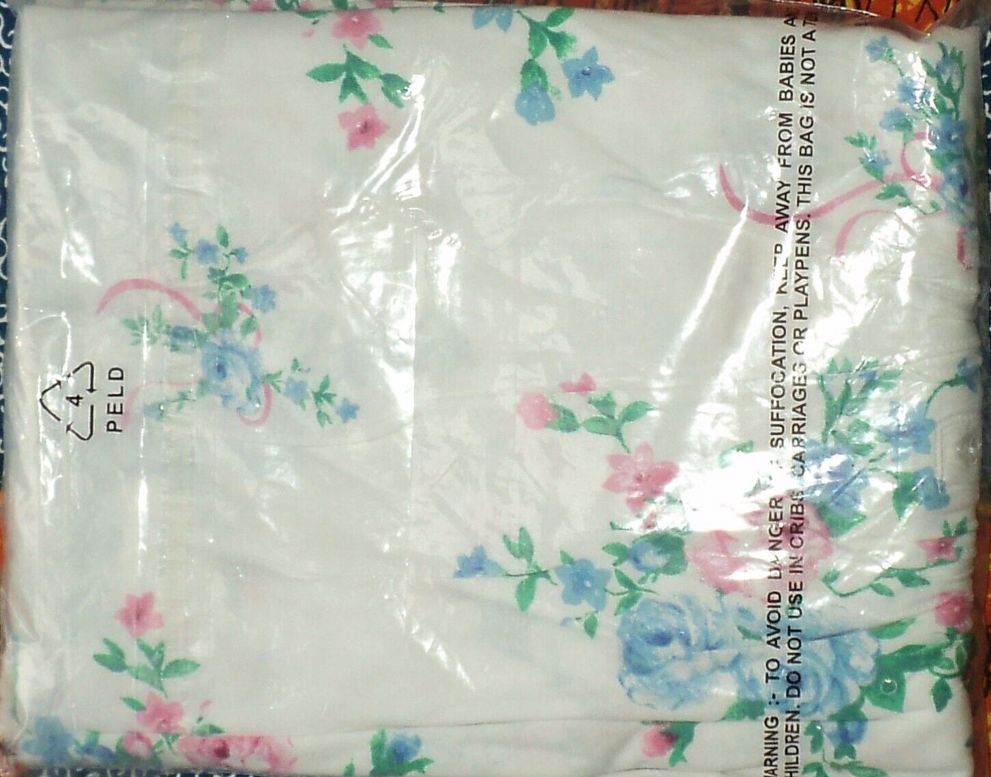 Only Necessities Plus Size  White Floral Long Pintucked Knit Nightgown Size 3X
