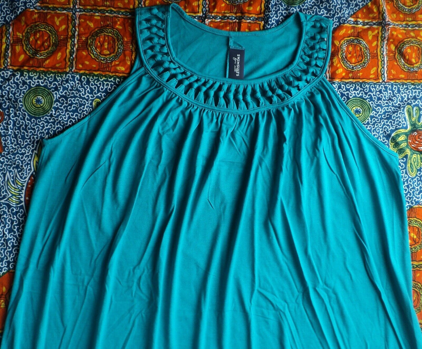 Swimsuits For All Plus Size Luxury Margarita High-Low Cover Up Dress Size 34/36