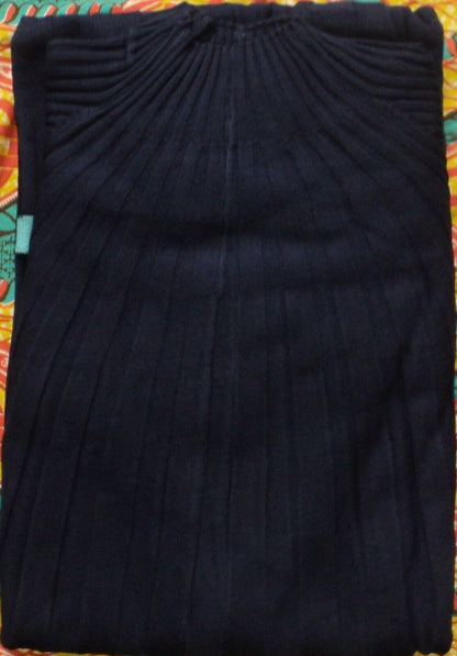 Roaman’s Plus Size Navy Soft Turquois Swing Sweater Dress Size L(18/20)