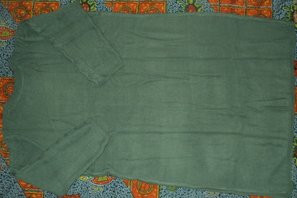 Jessica London Plus size New Sage Cable Knit Long Sleeves Sweater Dress Sz 26/28