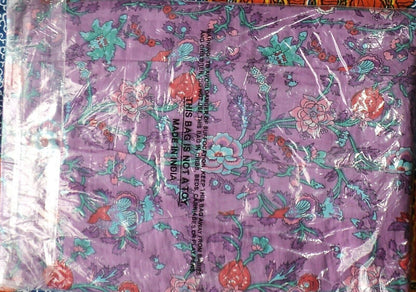 Only Necessities Plus Size Purple Floral Notch Neck Lounger Size 5X(38/40)