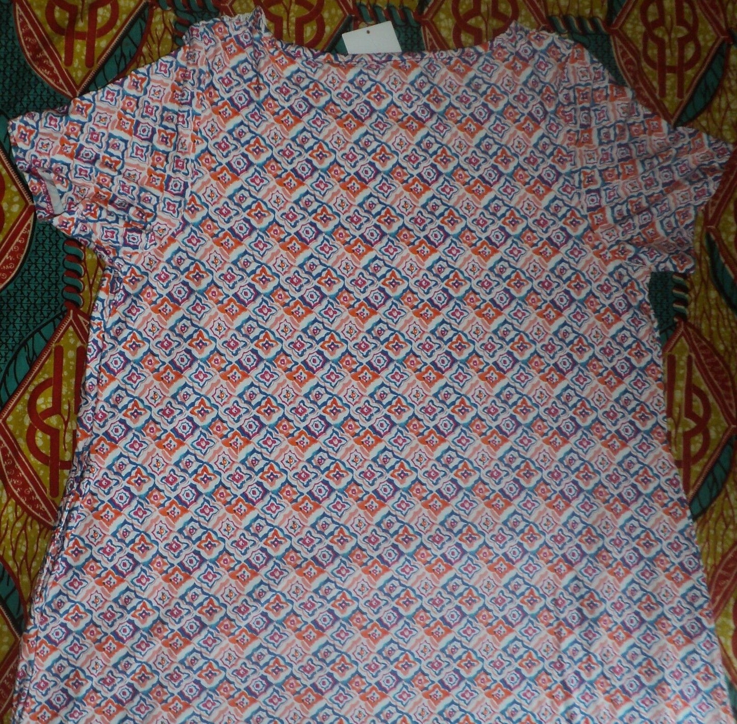 Jessica London Plus Size Vibrant Orange Crochet Applique Maxi Dress Size 22W