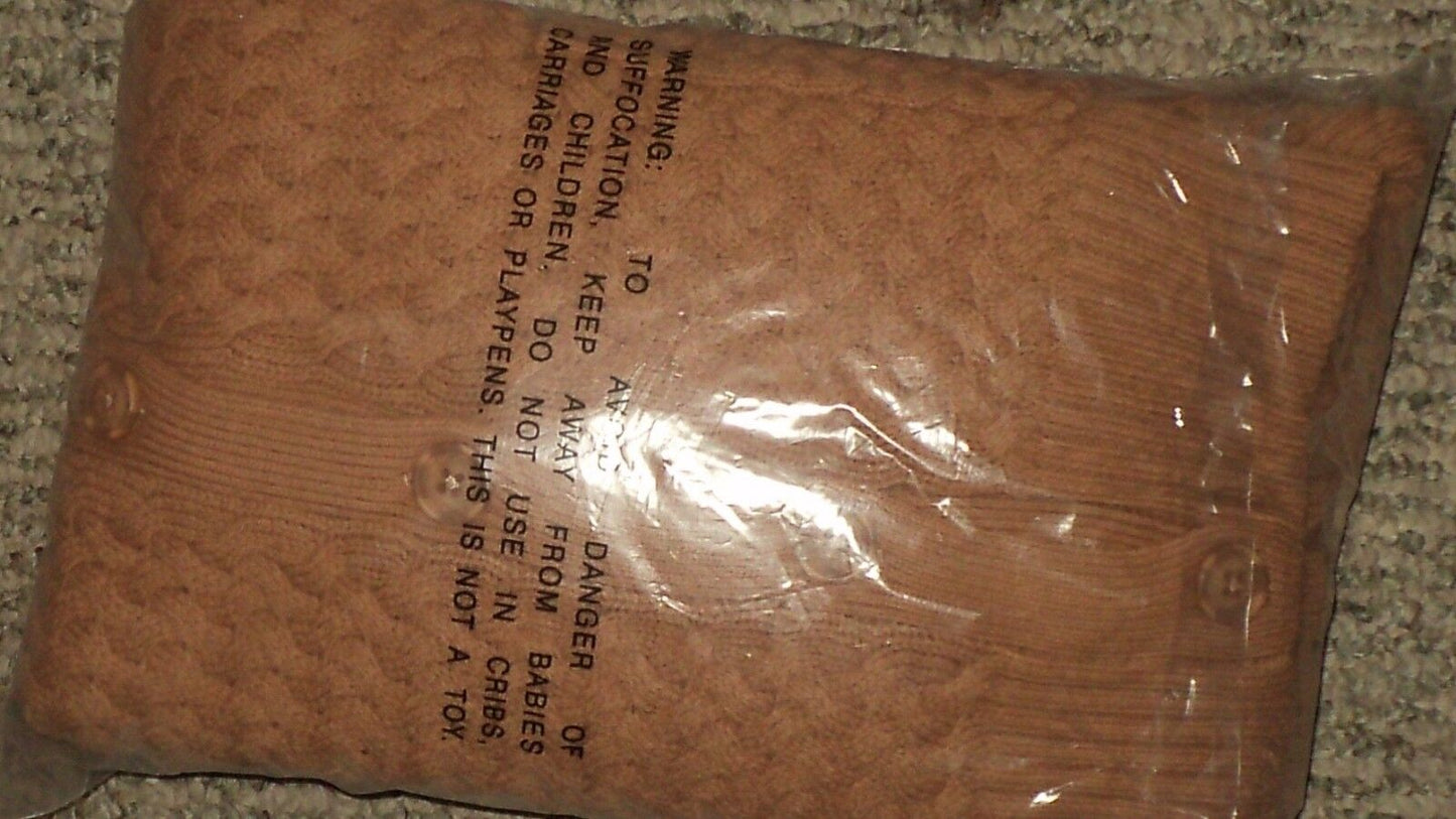Jessica London Plus Size Camel Basket Weave Sweater Cardigan Size 26/28