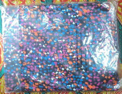 Jessica London Tall Plus Size Abstract Multi Crochet Applique Maxi Dress Sz 24W