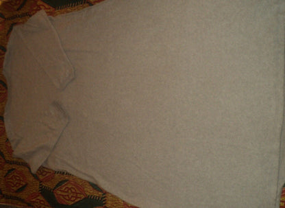 Dreams & Co. Plus Size Heather Grey Long Sleeves Sherpa Long Lounger 4X(34/36)