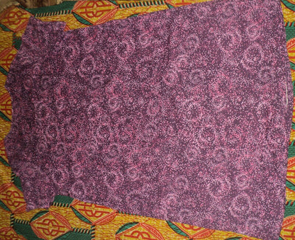 Dreams & Co. Plus Size Rich Violet Dot Pintucked Lounger Size 4X(34/36)