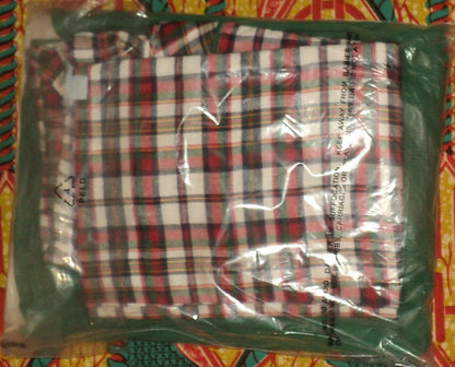 Only Necessities Plus Size Multi Plaid Thermal 2-Piece Pajama Set Size L(18/20)