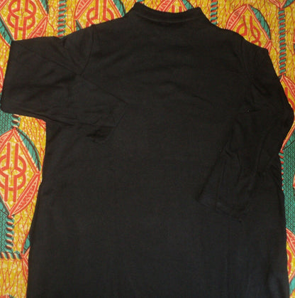 Only Necessities Plus Size Black Embroidery Long Lounger Size M(14/16)