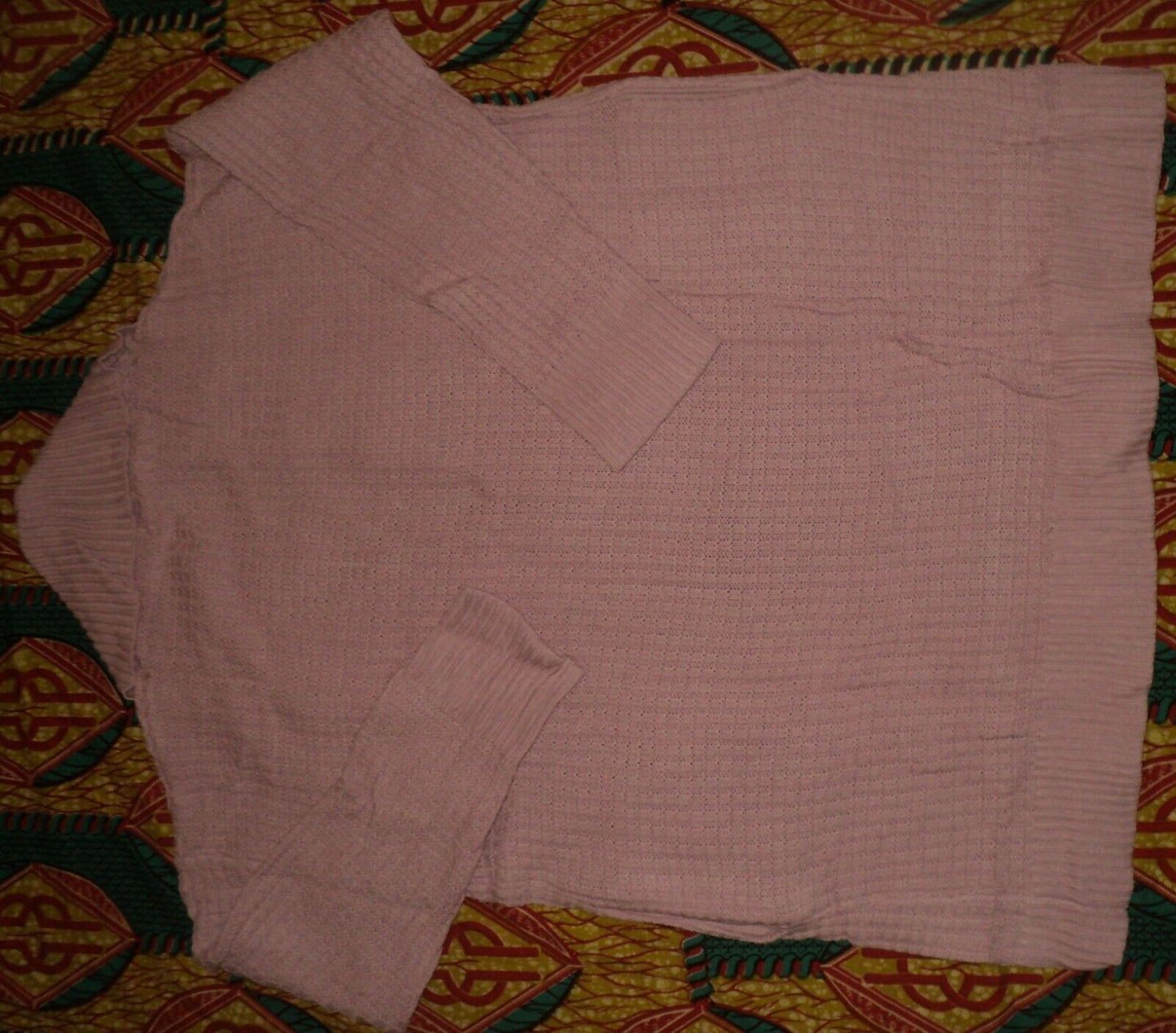 Woman Within Plus Size Mauve Mist Shawl Collar Long Sleeve Cardigan Size 2X
