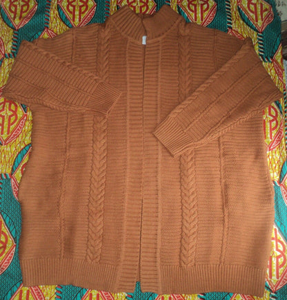 Woman Within Plus Size Ginger Long Sleeves Knit Sweater Cardigan Size 4X(34/36)