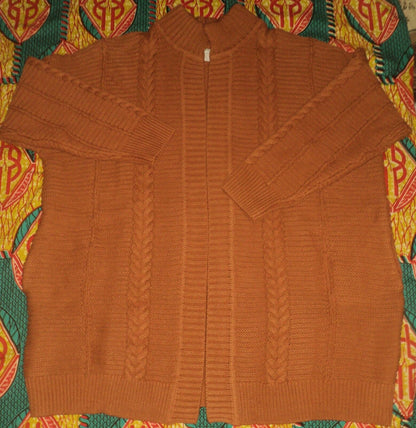 Woman Within Plus Size Ginger Long Sleeves Knit Sweater Cardigan Size 4X(34/36)