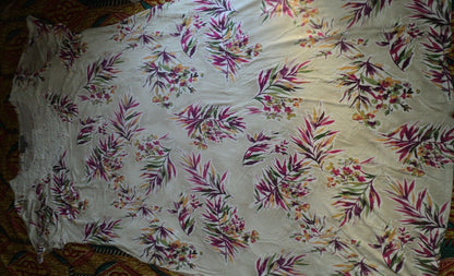 Jessica London Plus Size Petite Radiant Orchid Crochet Applique Maxi Dress 12W