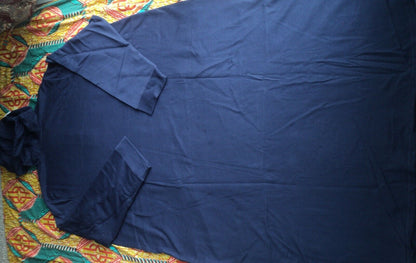 Dreams & Co. Plus Size Navy Long Sleeves Hooded Lounger Size 3X(30/32)