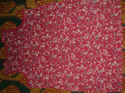 Dreams & Co Plus Size Bright Aqua Blossom 2Pack Sleeveless Sleepshirts Size 3X
