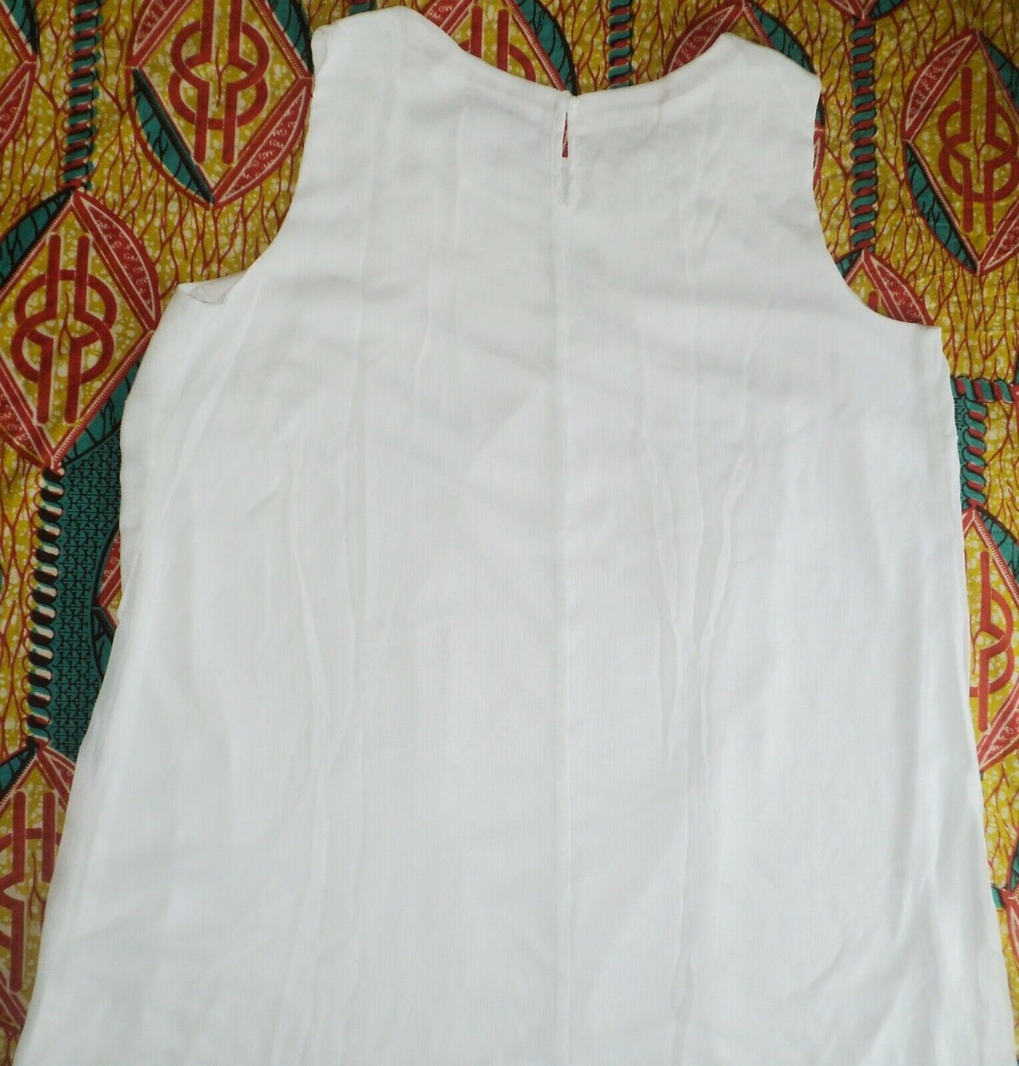 Denim 24/7 Plus Size White Embellished High-Low Sleeveless Dress Size 28W