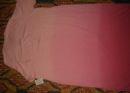 Dreams & Co. Plus Size Rose Quartz Ombre Short Sleeve Knit Lounger Size 4X-34/36
