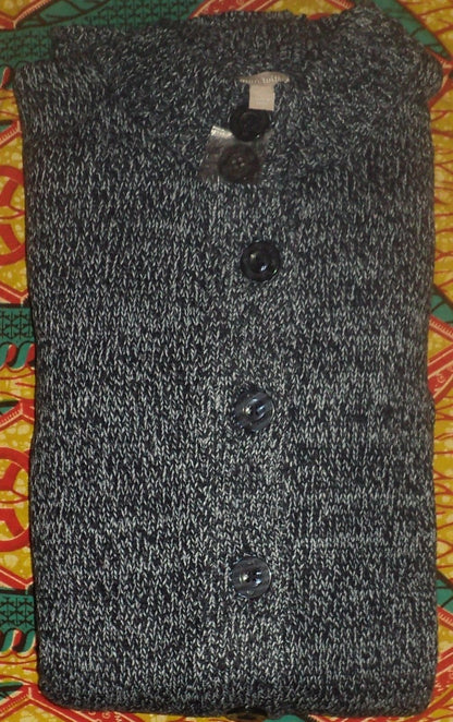 Woman Within Plus Size Navy Sky Blue Sweater Cardigan Size 3X(30/32)