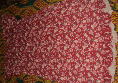 Dreams & Co. Plus Size Strawberry Roses Long Cotton Knit Nightgown Size 5X-38/40