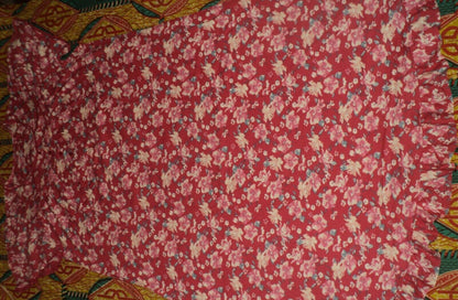 Dreams & Co. Plus Size Strawberry Roses Long Cotton Knit Nightgown Size 5X-38/40